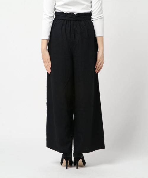 LUGG NAGG(ラグナグ)の「【Jewelobe/ ジュエローブ】麻混ハイウエストワイドパンツ(その他パンツ・レディース・ブルー/ピンク/サックスブルー/ブラック・FREE)」の11枚目の写真