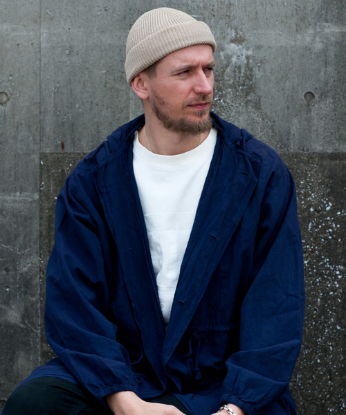 RACAL(ラカル)の「SK8 Roll Knit Cap / スケートロールニットキャップ(ニットキャップ/ビーニー・メンズ・ブラック/ベージュ/チャコールグレー/ネイビー/マスタード/オレンジ/オリーブ/パープル/オフホワイト・FREE)」の13枚目の写真