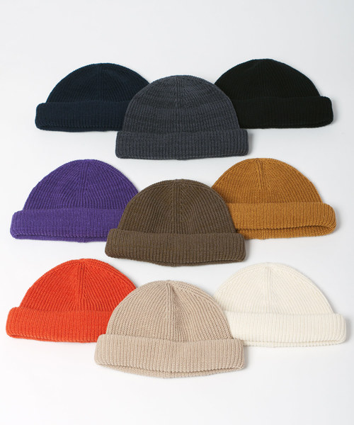 RACAL(ラカル)の「SK8 Roll Knit Cap / スケートロールニットキャップ(ニットキャップ/ビーニー・メンズ・ブラック/ベージュ/チャコールグレー/ネイビー/マスタード/オレンジ/オリーブ/パープル/オフホワイト・FREE)」の20枚目の写真