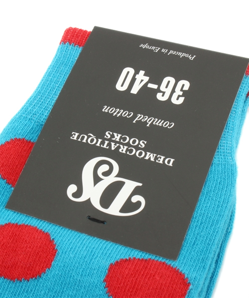 BEAMS（ビームス）の「DEMOCRATIQUE SOCKS / ドット ソックス（ソックス/靴下・メンズ・ベージュ/ミント/サックスブルー/ネイビー/ホワイト・ONE SIZE）」の6枚目の写真