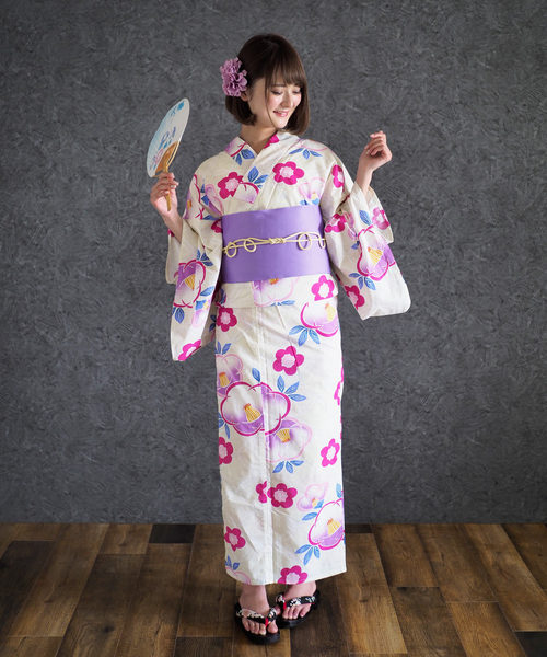 shopnikoniko(ショップニコニコ)の「雑誌掲載 セブンティーン掲載 今だけ3点浴衣セット浴衣作り帯巾着(浴衣・レディース・A/B/C/D/E/F/G/H・フリー)」の4枚目の写真