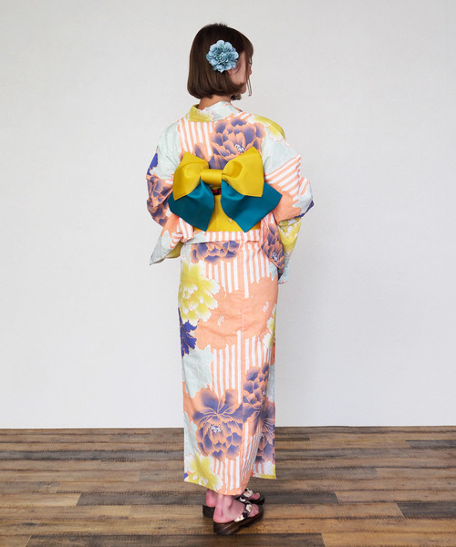 shopnikoniko(ショップニコニコ)の「雑誌掲載 セブンティーン掲載 今だけ3点浴衣セット浴衣作り帯巾着(浴衣・レディース・A/B/C/D/E/F/G/H・フリー)」の9枚目の写真