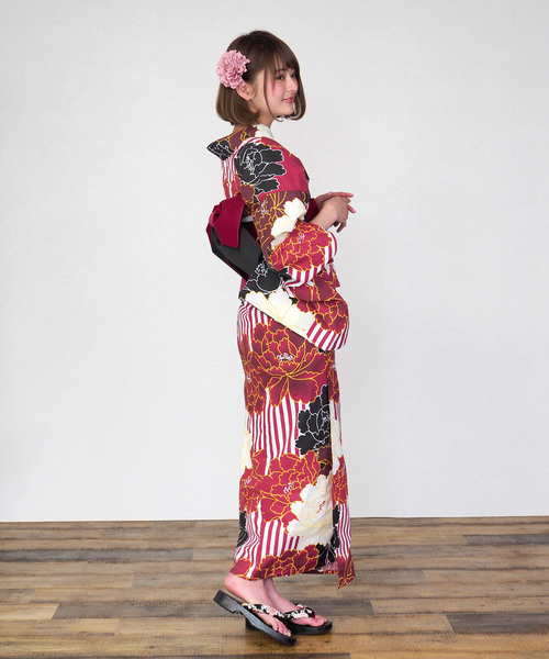 shopnikoniko(ショップニコニコ)の「雑誌掲載 セブンティーン掲載 今だけ3点浴衣セット浴衣作り帯巾着(浴衣・レディース・A/B/C/D/E/F/G/H・フリー)」の18枚目の写真