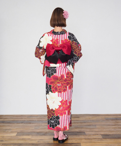 shopnikoniko(ショップニコニコ)の「雑誌掲載 セブンティーン掲載 今だけ3点浴衣セット浴衣作り帯巾着(浴衣・レディース・A/B/C/D/E/F/G/H・フリー)」の10枚目の写真