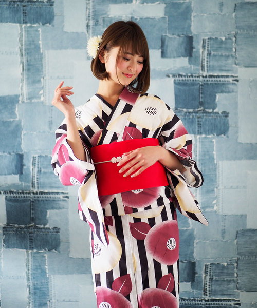 shopnikoniko(ショップニコニコ)の「雑誌掲載 セブンティーン掲載 今だけ3点浴衣セット浴衣作り帯巾着(浴衣・レディース・A/B/C/D/E/F/G/H・フリー)」の15枚目の写真