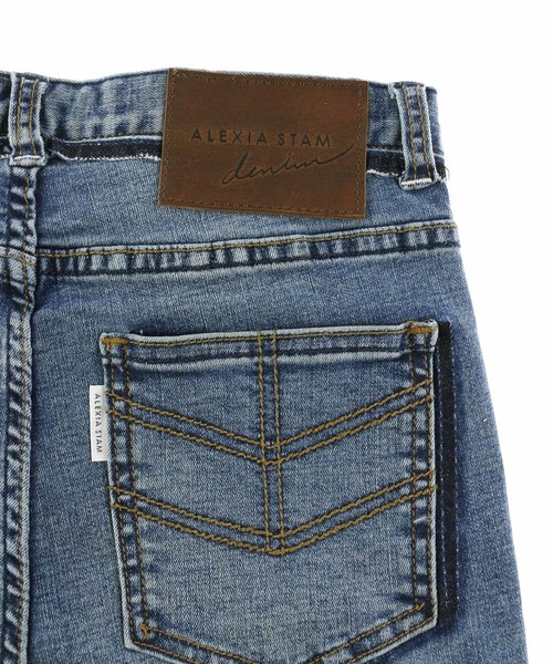 ALEXIA STAM（アリシアスタン）の「Cropped Flare Jeans/クロップドフレアデニム（デニムパンツ・レディース・ブルー/ブルー系その他・S/M/XS）」の17枚目の写真