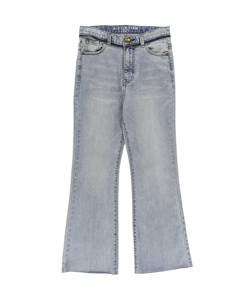 ALEXIA STAM（アリシアスタン）の「Cropped Flare Jeans/クロップドフレアデニム（デニムパンツ・レディース・ブルー/ブルー系その他・S/M/XS）」の20枚目の写真