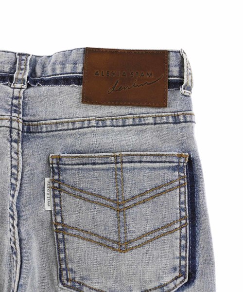 ALEXIA STAM（アリシアスタン）の「Cropped Flare Jeans/クロップドフレアデニム（デニムパンツ・レディース・ブルー/ブルー系その他・S/M/XS）」の3枚目の写真