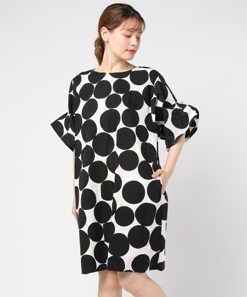 Hub&Spoke（ハブアンドスポーク）の「水玉ワンピース（ワンピース）」 WEAR