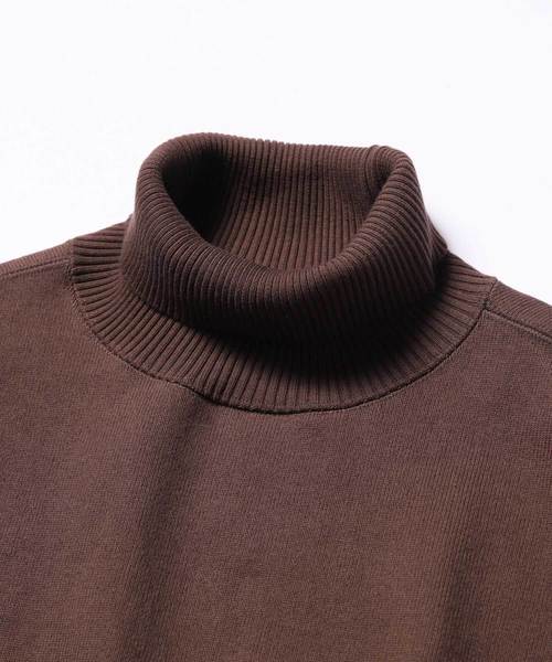 MR.OLIVE(ミスターオリーブ)の「ヴィンテージ スーパー ヘビー天竺 / タートルネック トレーナー スウェット(Tシャツ/カットソー・メンズ・ブラック/ダークブラウン/ブラウン系その他/ネイビー・SMALL/MEDIUM/LARGE)」の8枚目の写真