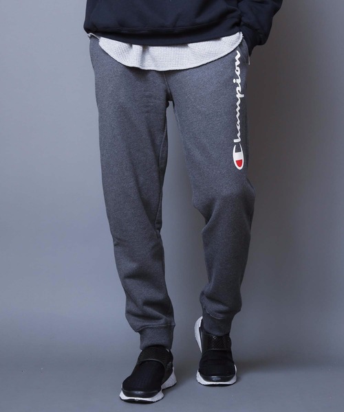 Champion(チャンピオン)の「【CHAMPION/チャンピオン】裏毛スクリプトロゴスウェットパンツ C3-Q203 テーパードシルエット ブランドロゴ(スウェットパンツ・メンズ・ブラック/グレー/チャコールグレー/ネイビー/ホワイト/ピンク/オフホワイト/オレンジ・LARGE/MEDIUM/X-LARGE/SMALL)」の16枚目の写真