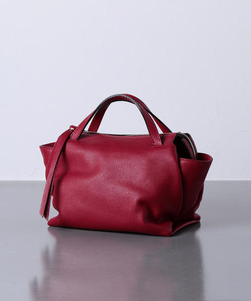 GIANNI CHIARINI 赤 レザー ショルダーバッグ GIANNI CHIARINI ショルダーバッグ バッグ 「GIANNI CHIARINI