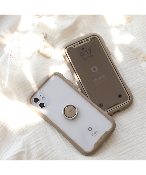 iFace（アイフェイス）の「iPhone11 ケース iFace Reflection 強化ガラス クリアケース アイフェイス 透明 スマホケース 耐衝撃（スマホケース/カバー・レディース・ブラック/ベージュ/ネイビー/グレー/レッド/カーキ/サックスブルー/パープル・FREE）」の19枚目の写真