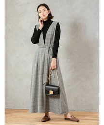 fifth | チェックスカートコンビネゾン(つなぎ/オールインワン)