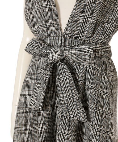 fifth（フィフス）の「チェックスカートコンビネゾン（つなぎ/オールインワン・レディース・ブラウン/グレー・SMALL/MEDIUM）」の11枚目の写真