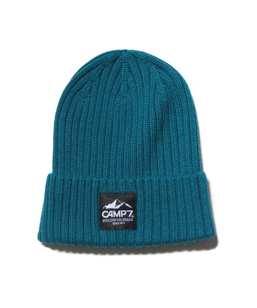 CAMP7（キャンプセブン）の「CAMP7 KNIT CAP（ニットキャップ/ビーニー・メンズ・ブラック/ベージュ/パープル/ブラウン/イエロー/グリーン/ヘザーグレー・FREE）」の5枚目の写真