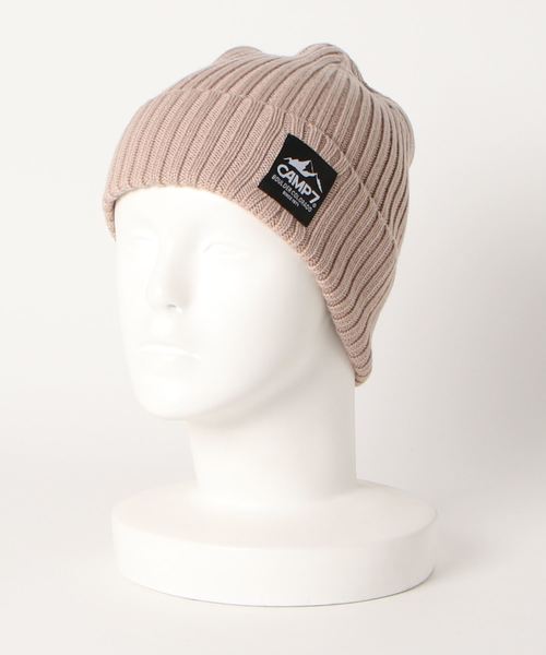 CAMP7（キャンプセブン）の「CAMP7 KNIT CAP（ニットキャップ/ビーニー・メンズ・ブラック/ベージュ/パープル/ブラウン/イエロー/グリーン/ヘザーグレー・FREE）」の11枚目の写真