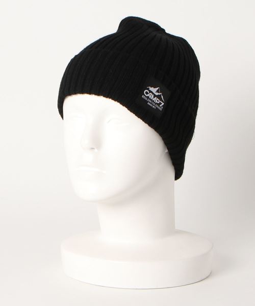 CAMP7（キャンプセブン）の「CAMP7 KNIT CAP（ニットキャップ/ビーニー・メンズ・ブラック/ベージュ/パープル/ブラウン/イエロー/グリーン/ヘザーグレー・FREE）」の13枚目の写真
