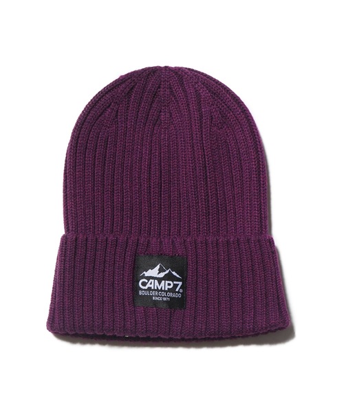 CAMP7（キャンプセブン）の「CAMP7 KNIT CAP（ニットキャップ/ビーニー・メンズ・ブラック/ベージュ/パープル/ブラウン/イエロー/グリーン/ヘザーグレー・FREE）」の17枚目の写真