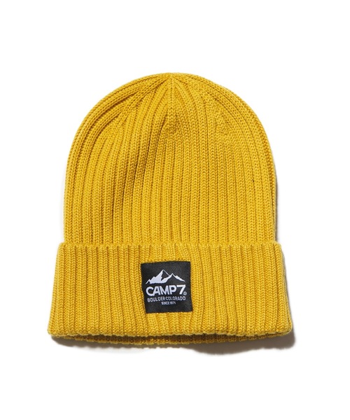 CAMP7（キャンプセブン）の「CAMP7 KNIT CAP（ニットキャップ/ビーニー・メンズ・ブラック/ベージュ/パープル/ブラウン/イエロー/グリーン/ヘザーグレー・FREE）」の18枚目の写真