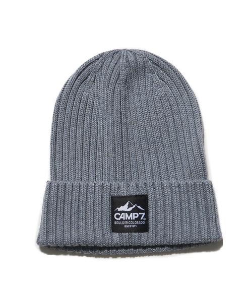 CAMP7（キャンプセブン）の「CAMP7 KNIT CAP（ニットキャップ/ビーニー・メンズ・ブラック/ベージュ/パープル/ブラウン/イエロー/グリーン/ヘザーグレー・FREE）」の19枚目の写真