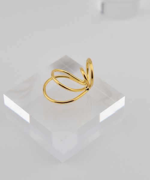 BROTHERHOOD（ブラザーフッド）の「【earyear】メタルWライン片耳イヤーカフ（イヤーカフ・レディース・シルバー/ゴールド/その他2/その他3/その他4/その他1/その他6/その他7/その他8/その他9/その他10/A/B/C/D/E/F/その他5/I/J/H/G・FREE）」の13枚目の写真