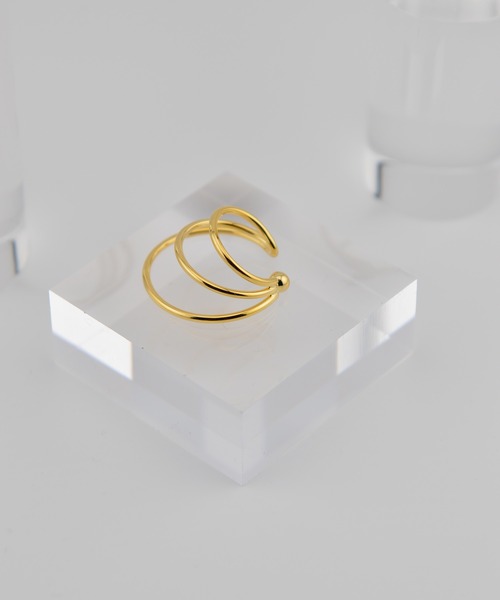 BROTHERHOOD（ブラザーフッド）の「【earyear】メタルWライン片耳イヤーカフ（イヤーカフ・レディース・シルバー/ゴールド/その他2/その他3/その他4/その他1/その他6/その他7/その他8/その他9/その他10/A/B/C/D/E/F/その他5/I/J/H/G・FREE）」の14枚目の写真