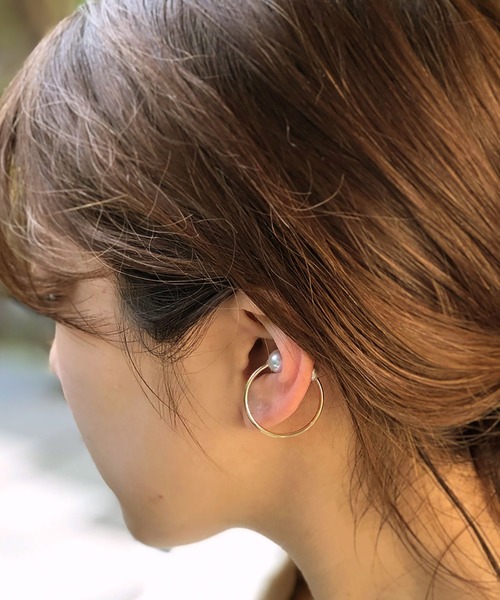 BROTHERHOOD（ブラザーフッド）の「【earyear】メタルWライン片耳イヤーカフ（イヤーカフ・レディース・シルバー/ゴールド/その他2/その他3/その他4/その他1/その他6/その他7/その他8/その他9/その他10/A/B/C/D/E/F/その他5/I/J/H/G・FREE）」の16枚目の写真