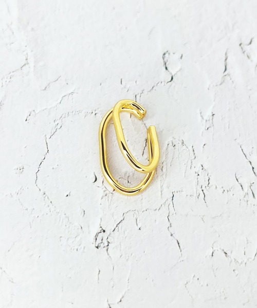 BROTHERHOOD（ブラザーフッド）の「【earyear】メタルWライン片耳イヤーカフ（イヤーカフ・レディース・シルバー/ゴールド/その他2/その他3/その他4/その他1/その他6/その他7/その他8/その他9/その他10/A/B/C/D/E/F/その他5/I/J/H/G・FREE）」の20枚目の写真