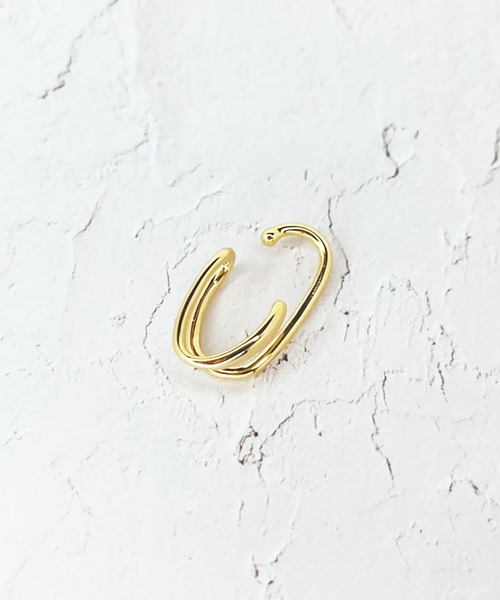 BROTHERHOOD（ブラザーフッド）の「【earyear】メタルWライン片耳イヤーカフ（イヤーカフ・レディース・シルバー/ゴールド/その他2/その他3/その他4/その他1/その他6/その他7/その他8/その他9/その他10/A/B/C/D/E/F/その他5/I/J/H/G・FREE）」の22枚目の写真