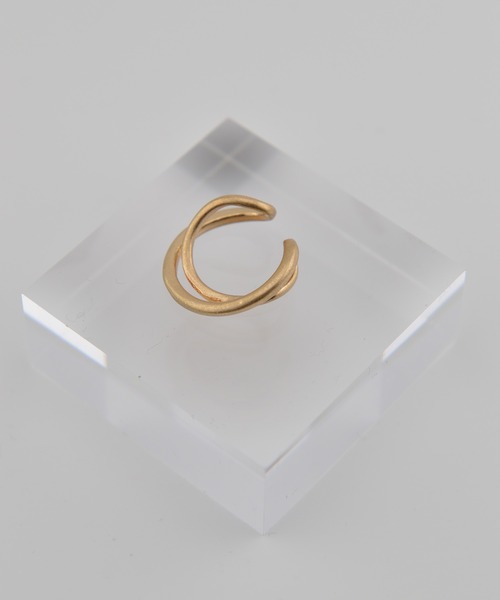 BROTHERHOOD（ブラザーフッド）の「【earyear】メタルWライン片耳イヤーカフ（イヤーカフ・レディース・シルバー/ゴールド/その他2/その他3/その他4/その他1/その他6/その他7/その他8/その他9/その他10/A/B/C/D/E/F/その他5/I/J/H/G・FREE）」の3枚目の写真