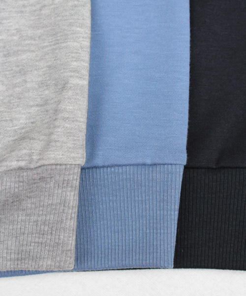 BEAUTY&YOUTH UNITED ARROWS（ビューティーアンドユースユナイテッドアローズ）の「BYSF ∵レーススリーブ裏毛8分袖プルオーバー　◆（Tシャツ/カットソー・レディース・グレー/ターコイズブルー/ネイビー・FREE）」の8枚目の写真