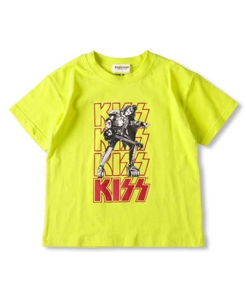 RADCHAP（ラッドチャップ）の「【KISS/キス】コラボBIG半袖Tシャツ（Tシャツ/カットソー・キッズ・チャコールグレー/イエロー・90cm/110cm/100cm/120cm/130cm/140cm/150cm）」の5枚目の写真
