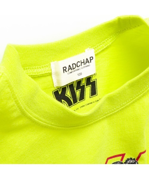 RADCHAP（ラッドチャップ）の「【KISS/キス】コラボBIG半袖Tシャツ（Tシャツ/カットソー・キッズ・チャコールグレー/イエロー・90cm/110cm/100cm/120cm/130cm/140cm/150cm）」の9枚目の写真