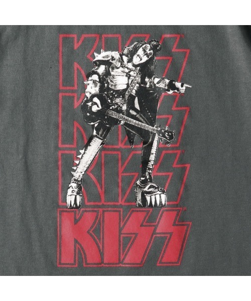 RADCHAP（ラッドチャップ）の「【KISS/キス】コラボBIG半袖Tシャツ（Tシャツ/カットソー・キッズ・チャコールグレー/イエロー・90cm/110cm/100cm/120cm/130cm/140cm/150cm）」の11枚目の写真