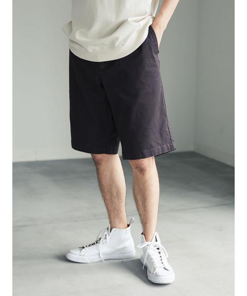CRAFT STANDARD BOUTIQUE（クラフトスタンダードブティック）の「ツイルストレッチショートパンツ（その他パンツ・レディース・チャコールグレー/ベージュ/ネイビー・LL/S/M/L）」の6枚目の写真