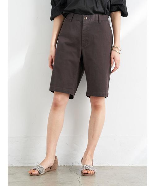 CRAFT STANDARD BOUTIQUE（クラフトスタンダードブティック）の「ツイルストレッチショートパンツ（その他パンツ・レディース・チャコールグレー/ベージュ/ネイビー・LL/S/M/L）」の12枚目の写真