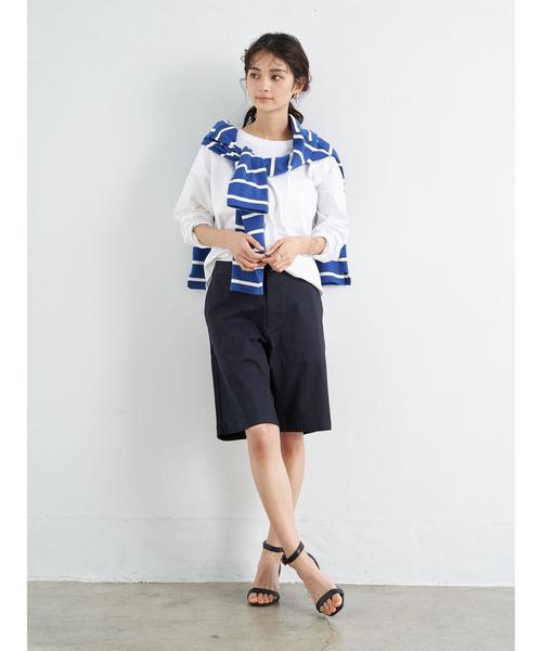 CRAFT STANDARD BOUTIQUE（クラフトスタンダードブティック）の「ツイルストレッチショートパンツ（その他パンツ・レディース・チャコールグレー/ベージュ/ネイビー・LL/S/M/L）」の17枚目の写真