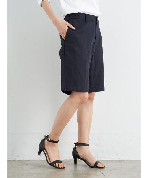 CRAFT STANDARD BOUTIQUE（クラフトスタンダードブティック）の「ツイルストレッチショートパンツ（その他パンツ・レディース・チャコールグレー/ベージュ/ネイビー・LL/S/M/L）」の18枚目の写真