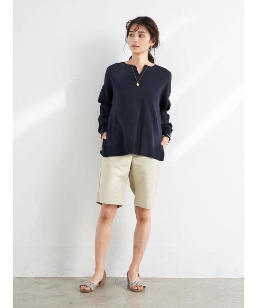 CRAFT STANDARD BOUTIQUE（クラフトスタンダードブティック）の「ツイルストレッチショートパンツ（その他パンツ・レディース・チャコールグレー/ベージュ/ネイビー・LL/S/M/L）」の22枚目の写真