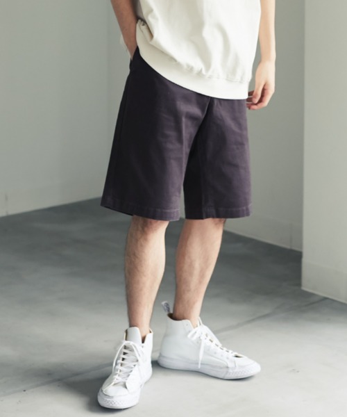 CRAFT STANDARD BOUTIQUE（クラフトスタンダードブティック）の「ツイルストレッチショートパンツ（その他パンツ・レディース・チャコールグレー/ベージュ/ネイビー・LL/S/M/L）」の5枚目の写真