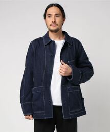  peak takibi カバーオール キャンピング ジャケット 紫 Snow Peak（スノーピーク）の「Indigo TAKIBI Coverall