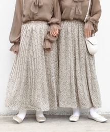PairPair | 花柄プリーツスカート(スカート)