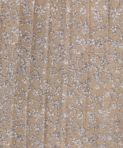 PairPair（ペアペア）の「花柄プリーツスカート（スカート・レディース・アイボリー/ブラック/ベージュ/ブルー・FREE）」の18枚目の写真