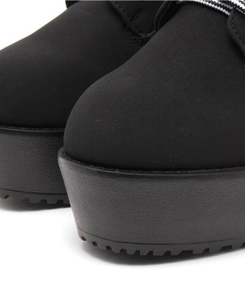 WEGO（ウィゴー）の「WEGO/タンクヒールブーツ（ブーツ・レディース・ブラック/キャメル・LARGE/MEDIUM）」の11枚目の写真