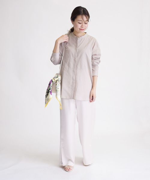SHIPS(シップス)の「サテンパンツ(その他パンツ・レディース・オフホワイト/ベージュ系その他/ロイヤルブルー/レンガ・ONE SIZE)」の22枚目の写真