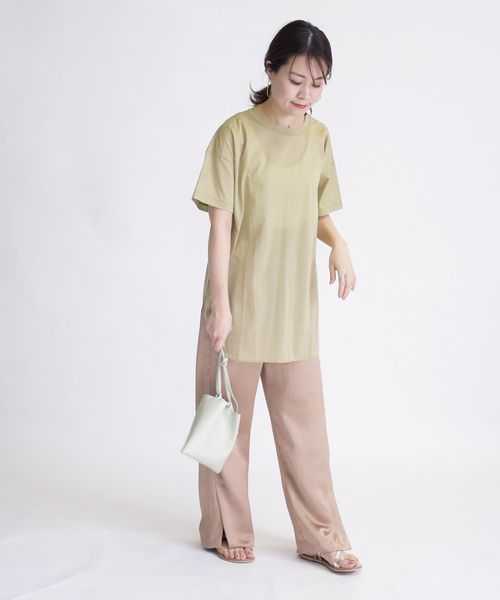 SHIPS(シップス)の「サテンパンツ(その他パンツ・レディース・オフホワイト/ベージュ系その他/ロイヤルブルー/レンガ・ONE SIZE)」の18枚目の写真