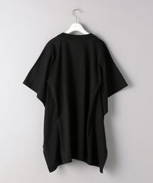 【美品】HYKE ハイク　ブラックポンチョ 半袖 Tシャツ フリーサイズ 美品】HYKE ハイク ブラックポンチョ 半袖 Tシャツ フリーサイズ 夏のT