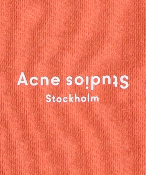 Acne Studios（アクネストゥディオズ）の「＜Acne Studios＞リバースロゴショートスリーブドレスΨо（Tシャツ/カットソー・レディース・ブラック/ホワイト/レッド・SMALL）」の6枚目の写真