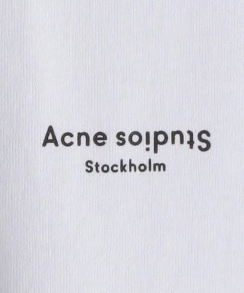 Acne Studios（アクネストゥディオズ）の「＜Acne Studios＞リバースロゴショートスリーブドレスΨо（Tシャツ/カットソー・レディース・ブラック/ホワイト/レッド・SMALL）」の8枚目の写真